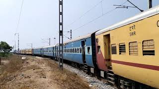 Diverted 12628 - New Delhi - Bengaluru Karnataka SF Express was spotted second time at Ballari