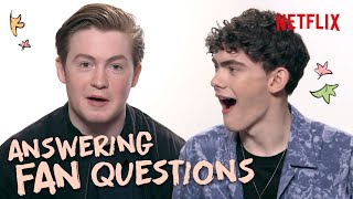 Kit Connor and Joe Locke Answer Fan Questions | Heartstopper | Netflix