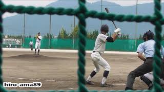 信崎 蓮 選手（祇園北）  【ヒット打ったよ】　20190818