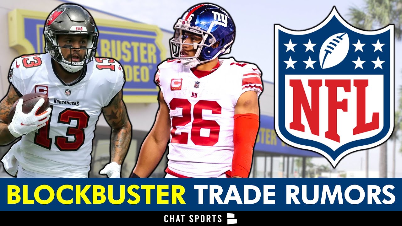 5 BLOCKBUSTER NFL Trade Rumors & Ideas On Mike Evans, Saquon Barkley ...