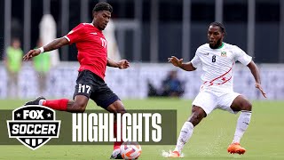 Trinidad and Tobago vs. St. Kitts and Nevis Highlights | CONCACAF Gold Cup