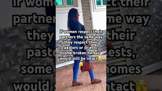 How women disrespect their husbands and respect their pastors #fyp #shotsviral