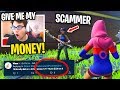 I Wagered a Fortnite SCAMMER and Recorded It All... (DON'T 1v1 THIS GUY!)