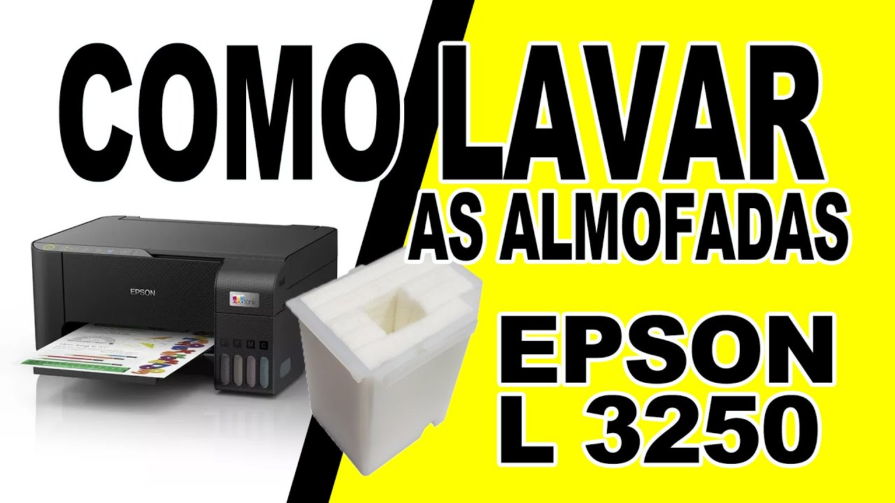 Como Limpar As Almofadas Da Impressoa Epson L 3250, Resert GRATIS Na ...