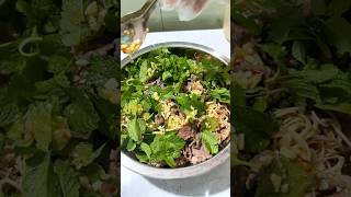 Gỏi bò bóp hoa chuối món cực ngon mùa hè 👍 #food #cooking #streetfood #foodshorts #foodie #amthuc