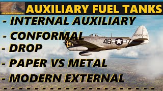 DCS World - EXTERNAL FUEL TANKS vs DROP TANKS - A BRIEF SYNOPSIS AND HISTORY OF FIGHTER FUEL TANKS