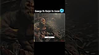 George Vs Ralph Vs Lizzle🔥👿|Final Battle Scene |Rampage movie clips scene #status #george #viral