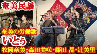 いとぅ　牧岡奈美・森田美咲・藤田晶・辻美里　奄美民謡　奄美シマ唄　amami【字幕】