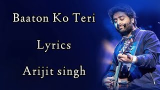 Baaton Ko Teri Lyrics | Arijit Singh | Himesh Reshammiya | Abhishek Bachchan | Asin | RB Lyrics