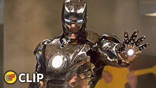 Iron Man vs Rhodey - Birthday Party Fight Scene | Iron Man 2 (2010) Movie Clip HD 4K