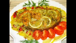 Сёмга в духовке, нежнейшая и вкуснейшая! Деликатес к Новогоднему столу!