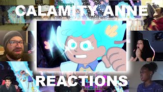 YOUTUBERS REACT: CALAMITY ANNE - Amphibia True Colors S2 E20 Reaction Mashup