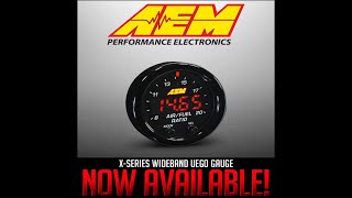 AEM Performance Electronics X-Series Wideband UEGO Gauge Now Available!