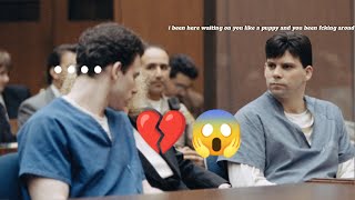 Lyle menendez reacts when Erik purposely left him 💔😱 #josephlylemenendez #erikmenendez