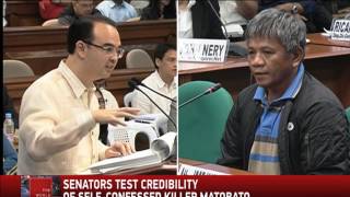 Senators grill Matobato on alleged killings