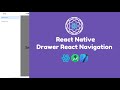 Drawer Navigation in React Native | React Navigation Stack, Drawer,& Main Stack Navigation Tutorial