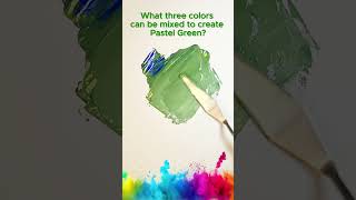 How to create Pastel Green color.