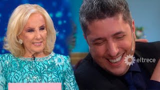 Jey Mammón incómodo: Mirtha preguntó, y no le quedó otra que responder