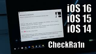 iOS 16 - 15 Jailbreak with CheckRa1n Win / Mac OS