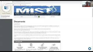 The Program Materials Quadrant on Cal State Apply - CSU Monterey Bay MIST Program 2023
