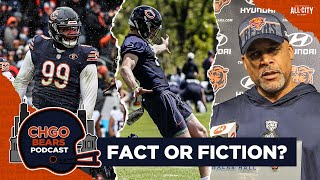 FACT OR FICTION: What Should we Believe from Chicago Bears Rookie Minicamp? | CHGO Bears Podcast