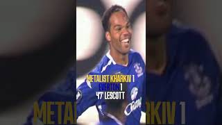 Five-goal UEFA Cup thriller! | Metalist Kharkiv 2-3 Everton: 4 October 2007 #shorts #football #OTD