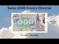 unveiling the beauty of swiss 5th series banknotes switzerland banknotes singhcollectibles