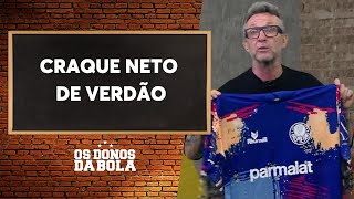 Neto promete apresentar Donos com camisa do Palmeiras se meta de doações para o RS for batida