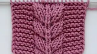 #غرز_تريكو.غرزة الفراشه بالتريكو knitting butterfly stitch