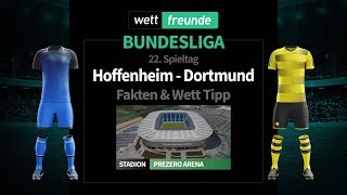 Bundesliga Prognose & Wett-Tipp: Hoffenheim - Dortmund | 2022/23