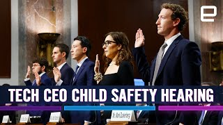 Tech CEO child safety hearing highlights: 