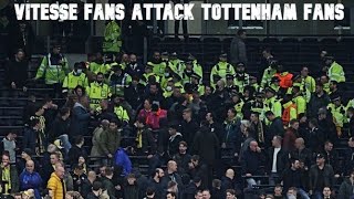 Tottenham Hotspur vs. Vitesse Arnheim 04.11.2021 football hooligans fight