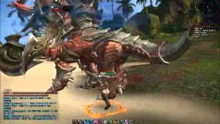 Tera Online - lv50 Warrior vs lv49 Boss