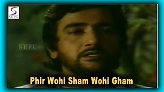 Phir Wohi Sham Wohi Gham | Talat Mahmood | Jahan Ara @ Prithviraj Kapoor, Mala Sinha, Bharat Bhushan