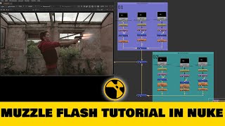 NUKE :-- Muzzle Flash Tutorial in Nuke