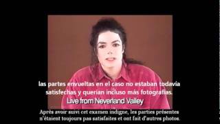 Declaración de MICHAEL JACKSON en 1993. Subtitulada en español