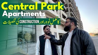 Central Park Apartments Latest Updates| Construction Updates| Bahria Central Park Apartments