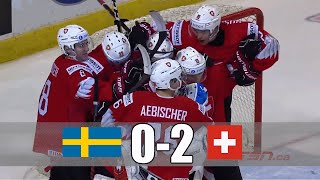 SWEDEN vs SWITZERLAND | QUARTEFINAL | 2019 IIHF World Junior Championship | All Goals | HD