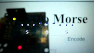 Arduino Morse code with Django and Python