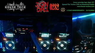 D3N0R1 - Spread The Techno 0282 5 years! HouseTech Radio Live