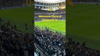 Pedro Porro & Danjuma welcomed Spurs Fans v Man City | Tottenham Hotspur Stadium #spurs #tottenham