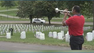 Local veteran plays 'Taps' at cemetery on Memorial Day