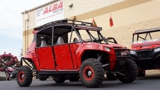 Custom Polaris RZR-800 4 Seat Conversion - Dyno Tuned at Alba Racing