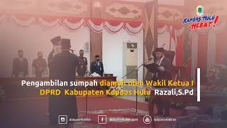 WAKIL BUPATI KAPUAS HULU MENGHADIRI PAW ANGGOTA DPRD KAB. KAPUAS HULU