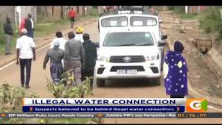 10 people arrested in Eldoret town for illegal water connection