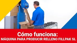 Máquina de Relleno FillPak SL, protege con papel | Rajapack