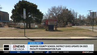 Washoe County School District gives update on facility modernization plan