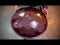 Daniels Made Handpans | D Celtic Minor 10 Ember Steel