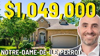 Stunning Executive Bungalow Tour in NDIP | Lakeside Living Near Montreal