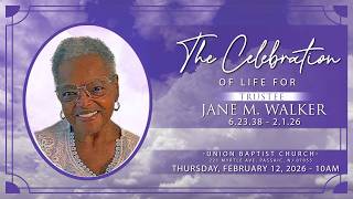 Trustee Jane M. Walker Funeral Service - February 12, 2026